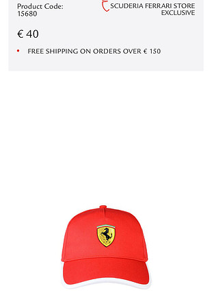Ferrari Unisex Şapka
