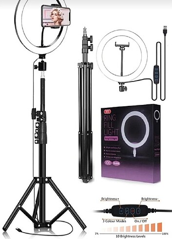2.mt 3 farklı ışıklı tripod