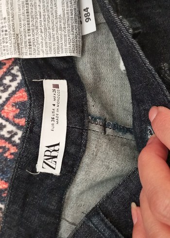 Kadın Çok Renkli Bol Kesim Kot Pantolon - Görsel 3