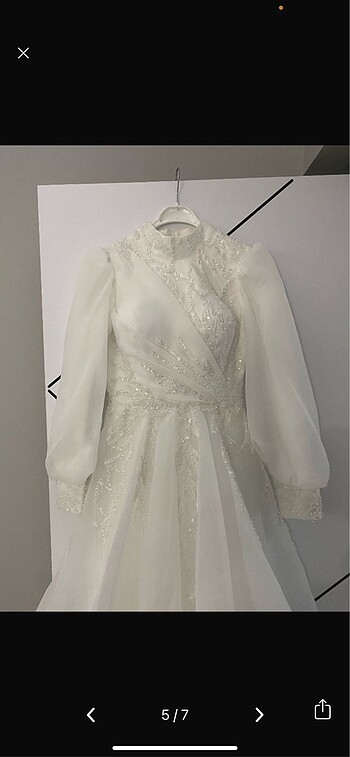 Gelinlik satılık kargo alıcıya aittir - Görsel 5