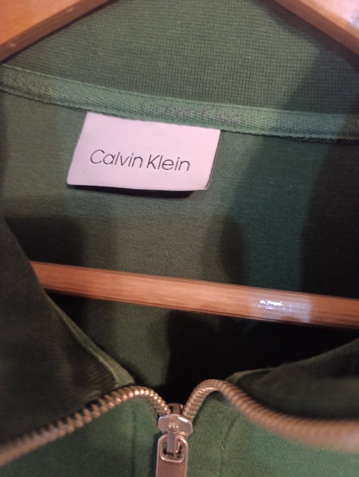 Calvin Klein Erkek yeşil Fermuarlı Sweatshirt — görsel 4/10