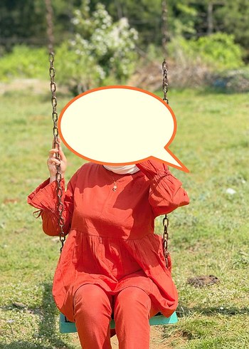 Zara Bol Kesim Kırmızı Hamile Tunik
