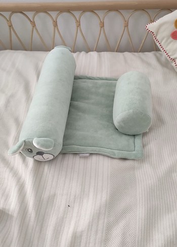 Babyjem Güvenli Uyku Yastığı Yeşil Köpek - Görsel 2