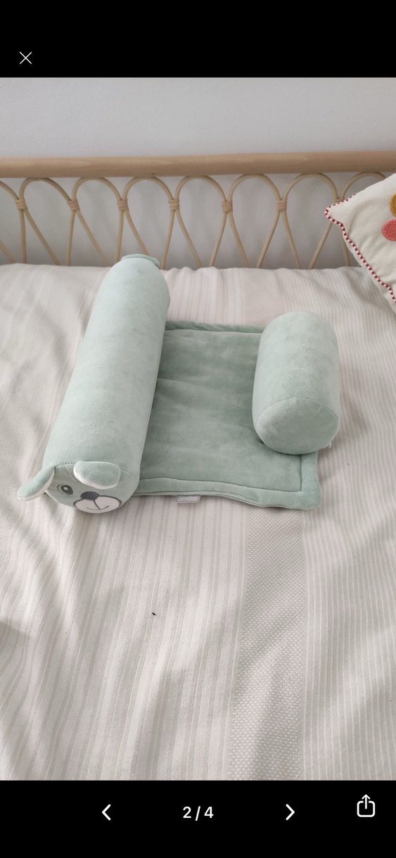 Babyjem Güvenli Uyku Yastığı Yeşil Köpek - Görsel 2