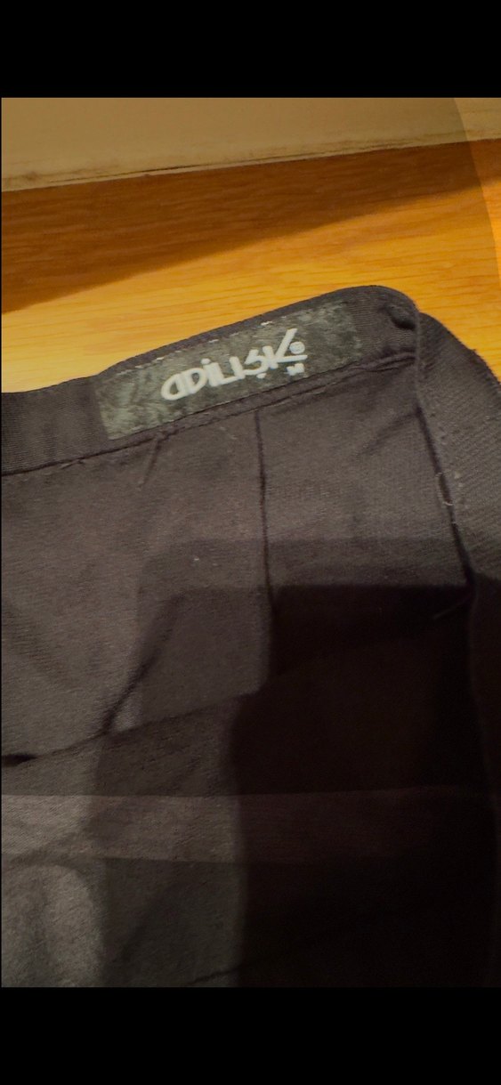 Düz Siyah Midi Hamile Eteği Fermuarlı - Görsel 2