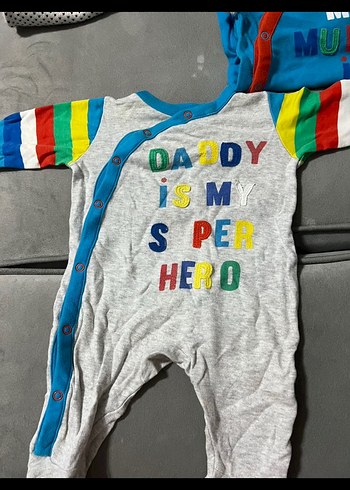 Uzun Kollu Çok Renkli Bebek tulumlar - Görsel 2