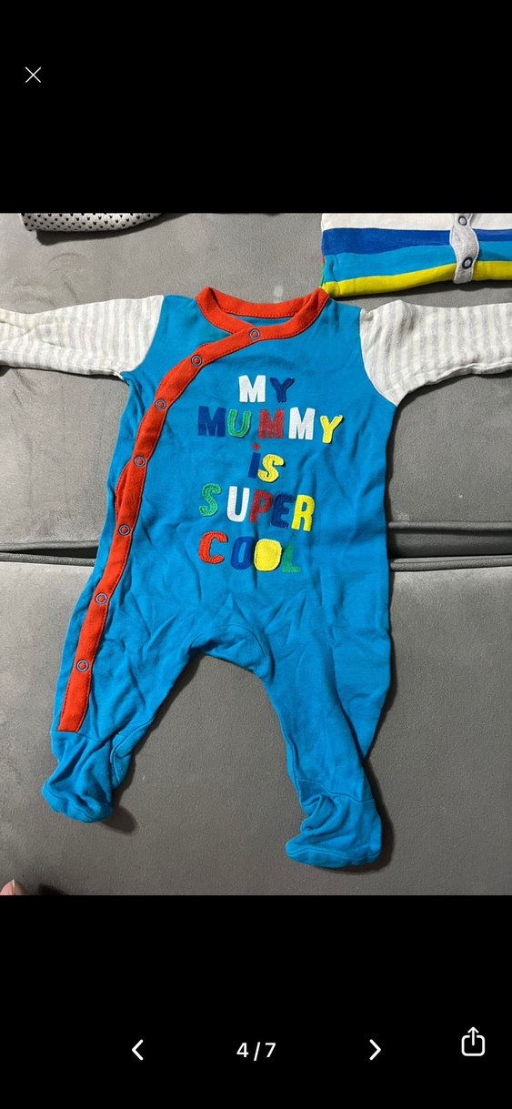 Uzun Kollu Çok Renkli Bebek tulumlar - Görsel 4