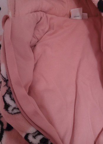 Kız Bebek Pembe Kapüşonlu Kar Tulumu - Görsel 4