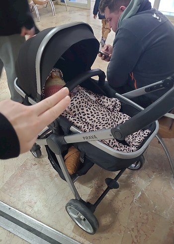 Prava Siyah Gri Bebek Arabası - Görsel 3