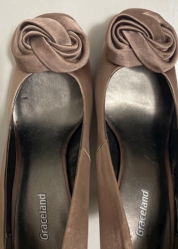 37 Beden camel Renk Bej Süet Platform Topuklu Kadın Stiletto