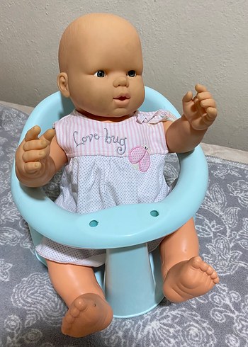 Pastel Mavi Bebek Mama Sandalyesi - Görsel 6