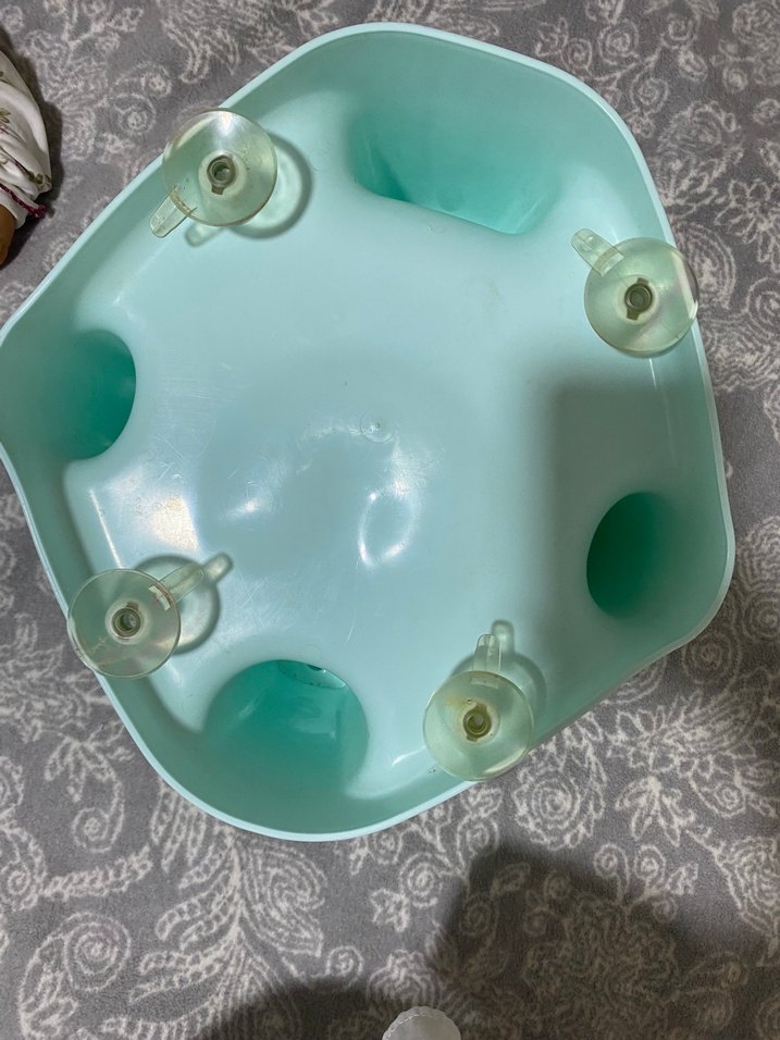 Pastel Mavi Bebek Mama Sandalyesi - Görsel 3