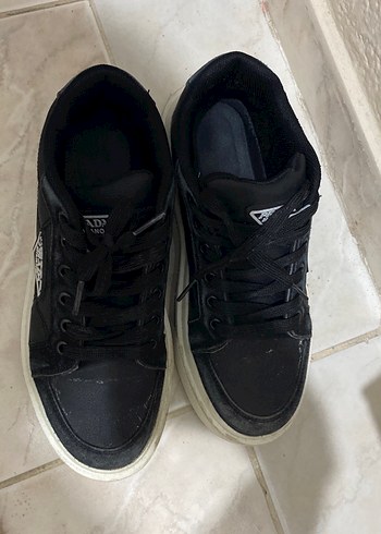 Kadın Siyah Platform Sneakers - Görsel 2