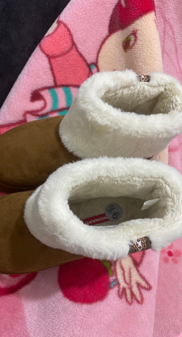 Kahverengi Kürklü Kadın Dolgu Topuk Bot - Görsel 2