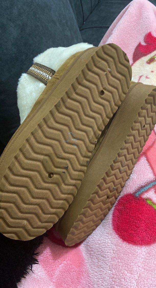 Kahverengi Kürklü Kadın Dolgu Topuk Bot - Görsel 5