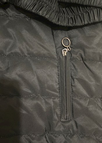 Kadın Siyah Kapüşonlu Midi Kemerli Kış Montu - Görsel 7