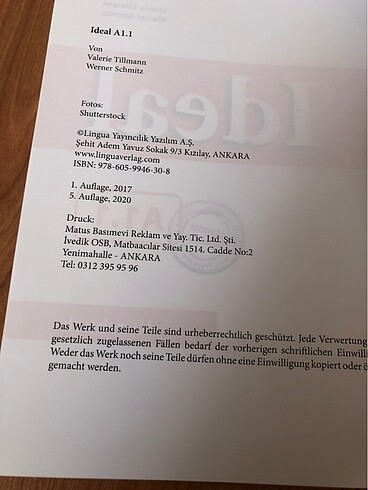  Beden Renk Ideal A1.1 kitap