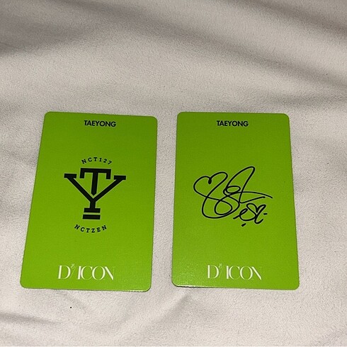  Beden Renk NCT Taeyong Dicon Photocard Pc