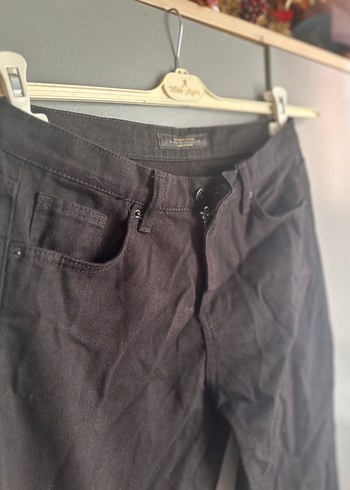 Diğer Siyah kadın Denim Pantolon Regular Fit