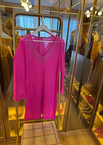 Fuşya Pareo - Görsel 4