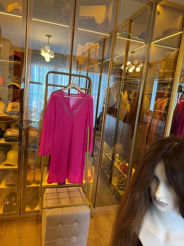 Fuşya Pareo - Görsel 3