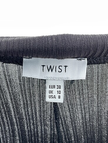 38 Beden siyah Renk Twist Düz Kesim %70 İndirimli.