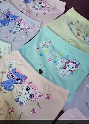 Diğer 3 Adet Kız çocuk boxer