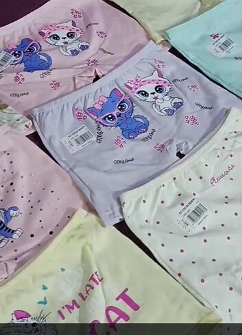 3 Adet Kız çocuk boxer - Görsel 6