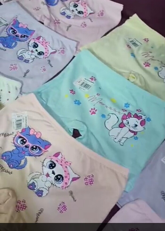 3 Adet Kız çocuk boxer - Görsel 2