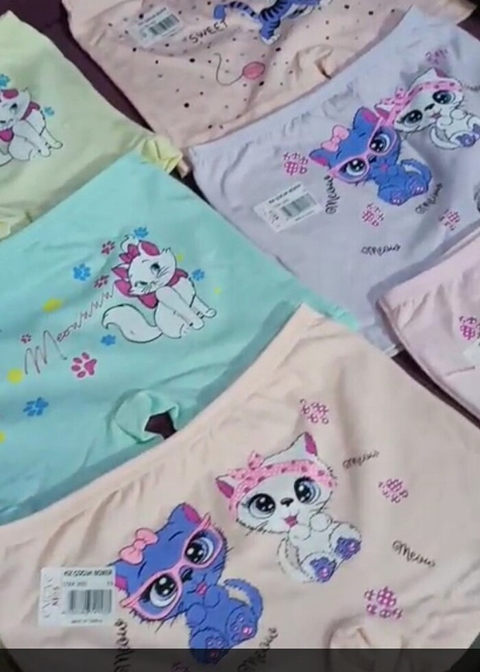 3 Adet Kız çocuk boxer - Görsel 3