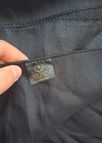 Beden Diger Siyah Düz Desen Gotik Şal