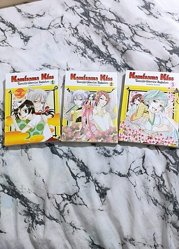 Kamisama Kiss ilk üç kitap manga 