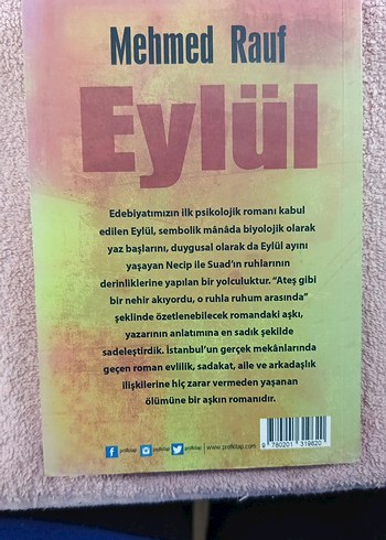  Beden Renk Eylül - Mehmed Rauf Romanı