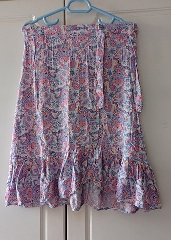 LC Waikiki Bohem Çok Renkli Midi Etek kıs çocuk