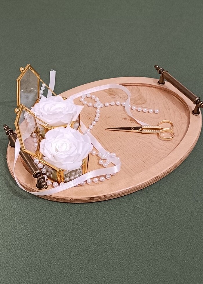 Ahşap Sunum Tepsisi  - Görsel 4