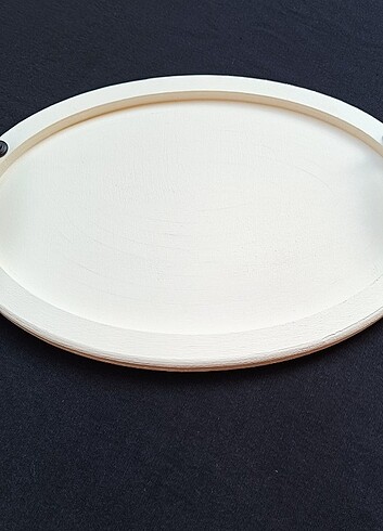Beyaz Ahşap Sunum Tepsisi  - Görsel 5
