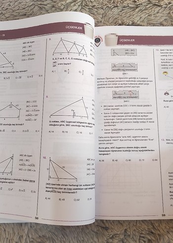 Beden Acil Üçgenler Konu Denemeleri Kitabı