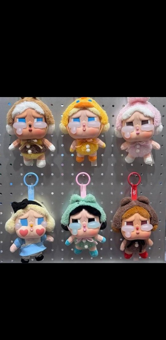 Pastel Renkli Çoklu Peluş Anahtarlık Seti - Görsel 3