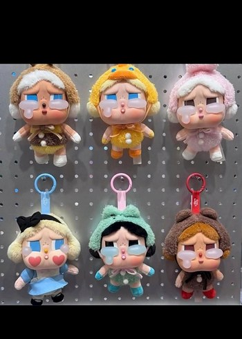 Pastel Renkli Çoklu Peluş Oyuncak Anahtarlıklar - Görsel 2