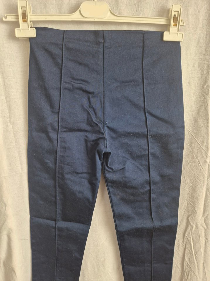 Lacivert Kadın Denim Tayt Esnek Pantalon - Görsel 2