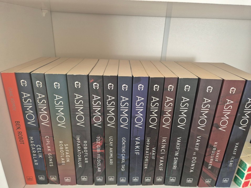 Isaac Asimov Roman Kitap Full Tüm Seti İthaki Yayınevi Yayınları - Görsel 2