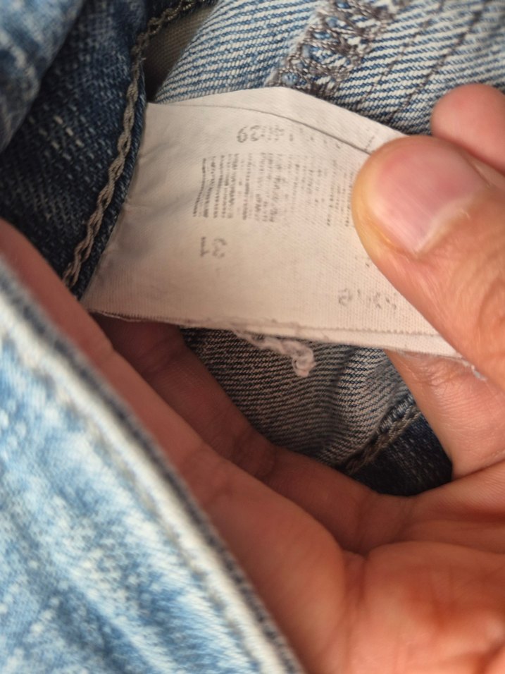 Mavi Belli Bol Kesim Midi Kot Pantolon - Görsel 4