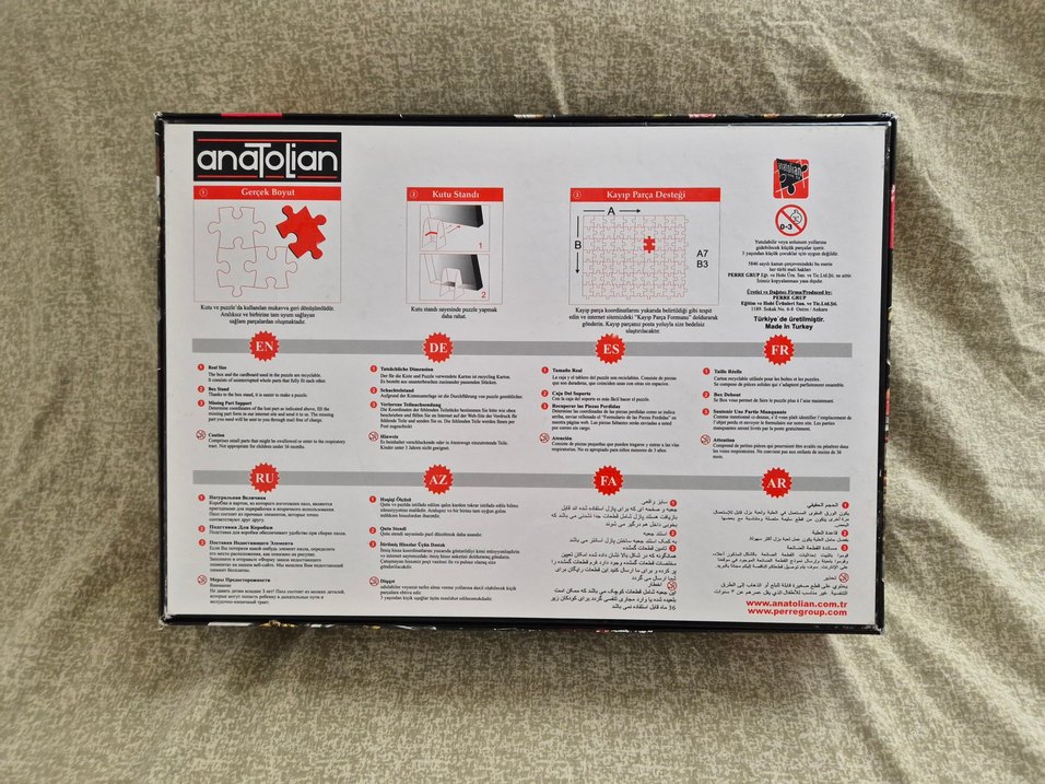 Anatolian Puzzle 2000 parça Müzik Topluluğu Ensemble H. Hargrove - Görsel 2