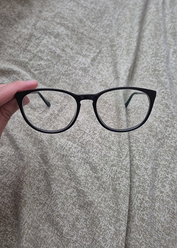 Siyah Kenarlı Gri Siyah Gözlük - Görsel 5