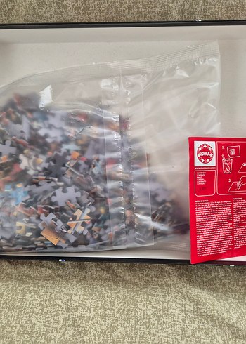 Educa Enigmatic 1000 Parça Puzzle Tren İstasyonu. Yapıştırıcılı - Görsel 3