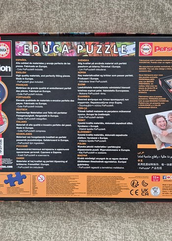 Educa Enigmatic 1000 Parça Puzzle Tren İstasyonu. Yapıştırıcılı - Görsel 2