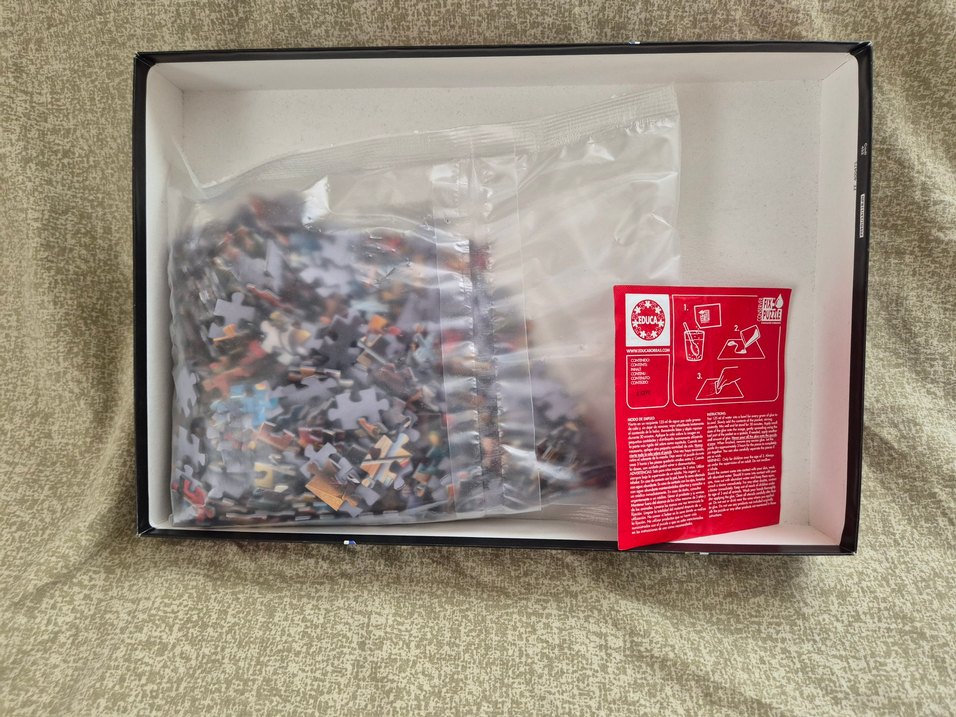 Educa Enigmatic 1000 Parça Puzzle Tren İstasyonu. Yapıştırıcılı - Görsel 3