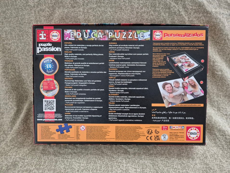 Educa Enigmatic 1000 Parça Puzzle Tren İstasyonu. Yapıştırıcılı - Görsel 2