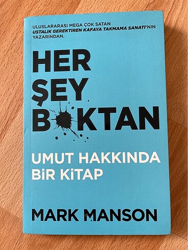 Mark Manson - Her Şey Boktan