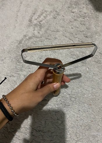 Ahşap Saplı Gri Tüy toplayıcı - Görsel 2